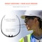 Ergodyne SKOLL, Safety Glasses, Anti-Scratch & Fog-Off+, Clear Lens, Matte Black Frame, Half-Frame SKOLL-AFAS - alternate 2